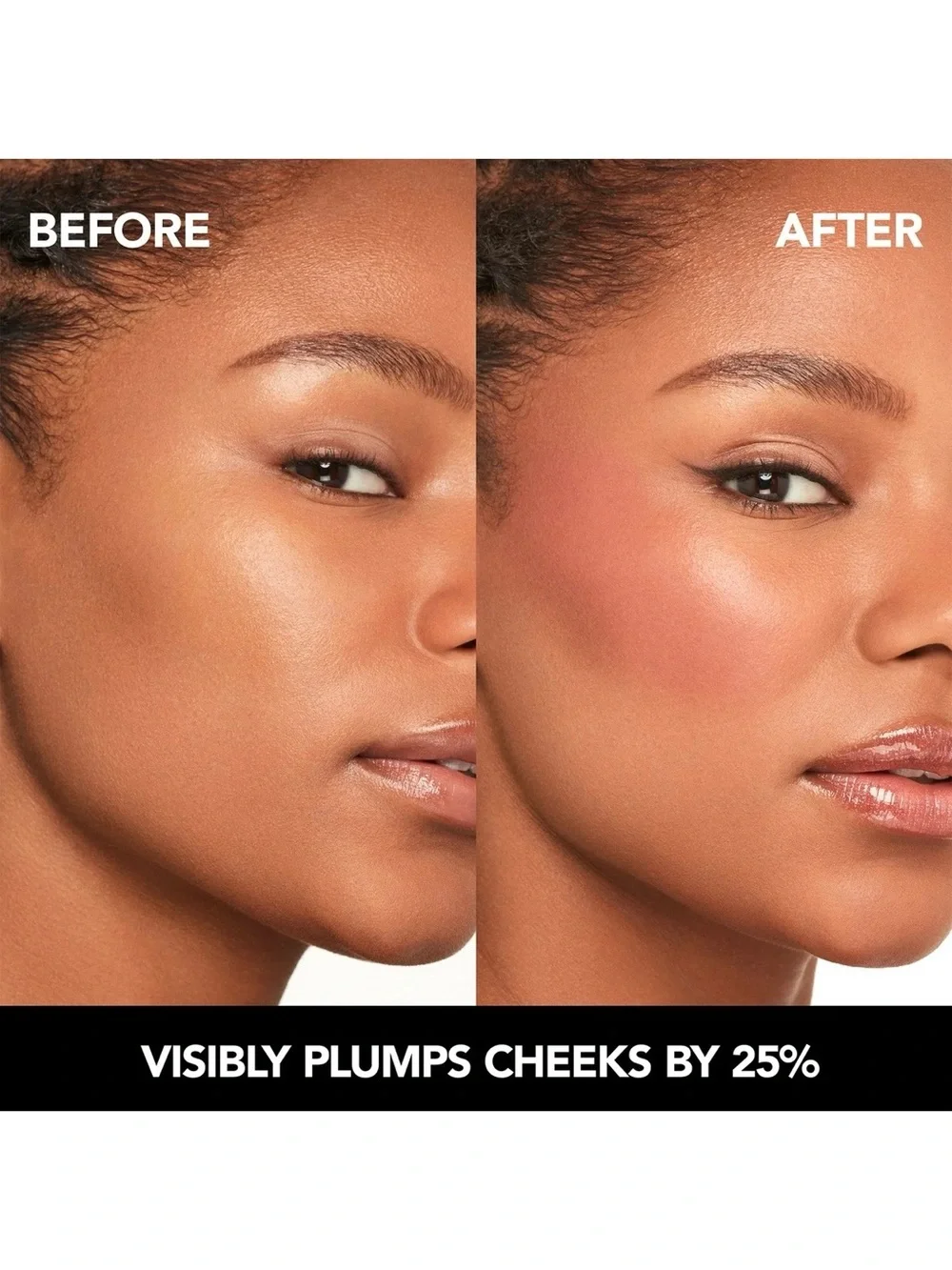 Buxom Coral Cheer Plump Shot Collagen Peptides Advanced Plumping Blush